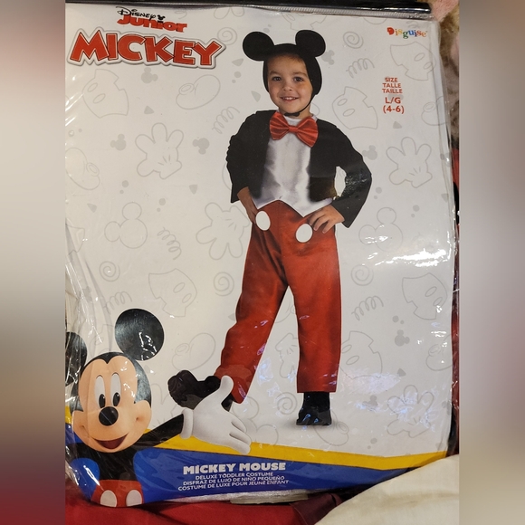 NWT DISNEY JUNIOR MICKEY MOUSE CHILD LARGE 4 TO 6 DELUXE COSTUME - Picture 3 of 16